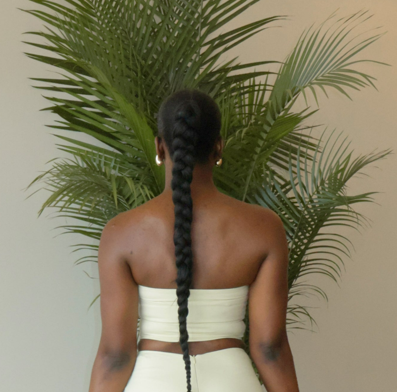 Cropped Tube Top - Cream