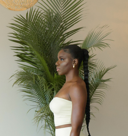 Cropped Tube Top - Cream